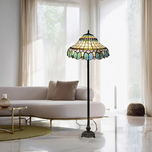 Tiffany style floor - tiffany,