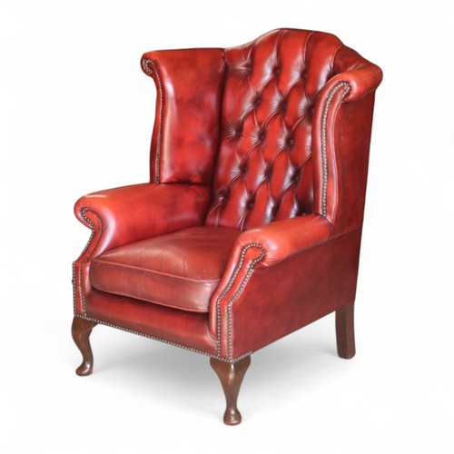 Vintage oxblood red leather - oxblood,