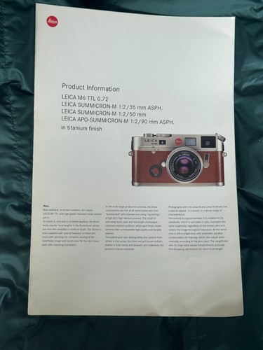 Leica ttl and 35mm - leica, 0.72,
