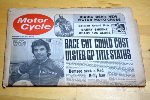 Motor cycle july 1971 - motor,