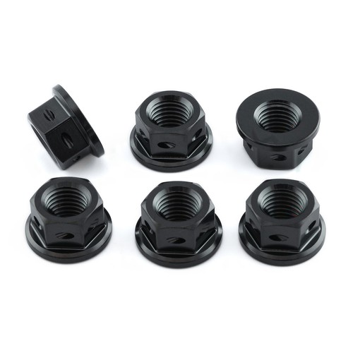 Titanium sprocket nuts m10 - nuts, x