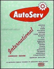 NOS Autoserv Service Manual MG
