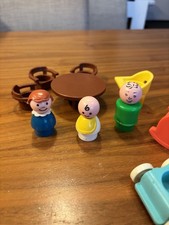 Fisher Price 1972 Doll House Furniture And Figures Good Condition Vintage Items