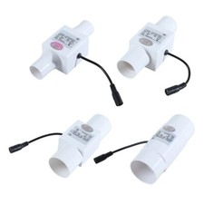 12V Inline Pipe Ventilation Exhaust Fan For Heating Cooling In Home Garden