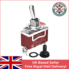 ON OFF Waterproof Toggle Switch 12V DC 30A Heavy Duty 125V AC 20A SPST 2 Pin