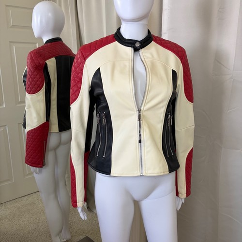 Zara colorblock faux leather - faux,