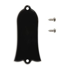 Gibson Blank Les Paul SG/Explorer/V/ES 2 Ply Truss Rod Cover with Screws (Black)