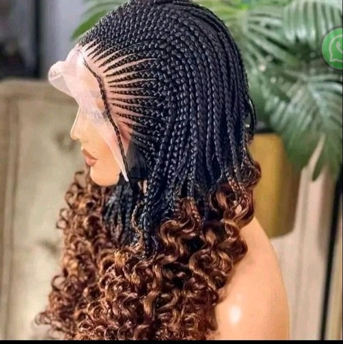 Two tone curly tip - tip, all