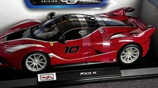 Ferrari FXX K Maisto 1:18 Scale Diecast Superar K-Red Black Butterfly Doors