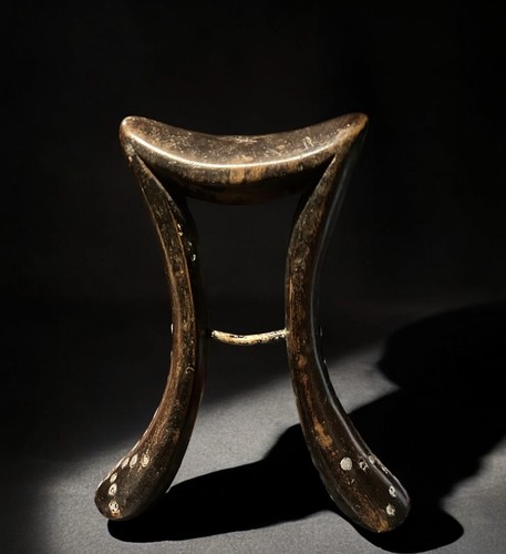 Wood carved turkana people - carved,