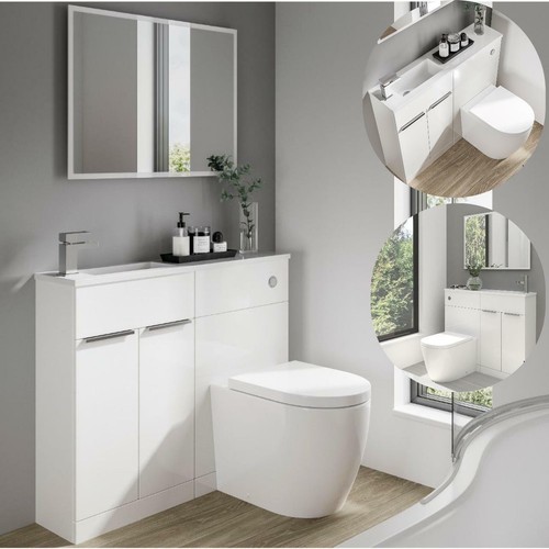 Toilet and bathroom - and, vanity