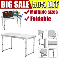 Picnic Folding Camping Table Aluminium Portable Party BBQ Tables Indoor Outdoor