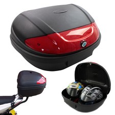 Motorcycle Top Box Extra Large XL 52L Universal Fitting Luggage Fits 2 Helmets