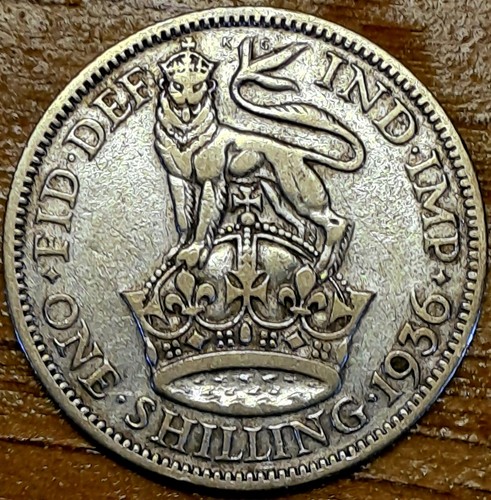 1936 king george - 1936, shilling
