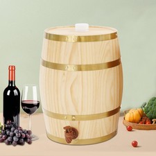 10L Barrel Cask Wooden Storage