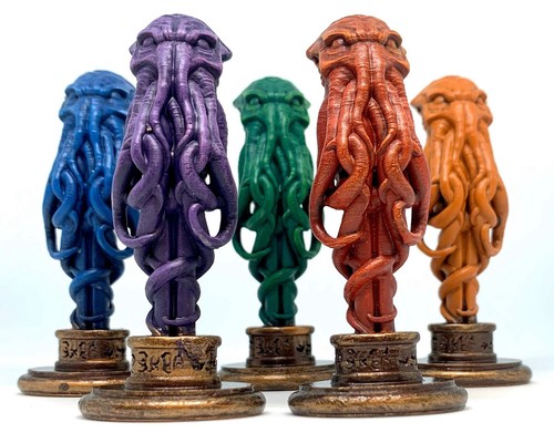 Cthulhu idol hand - hand, painted