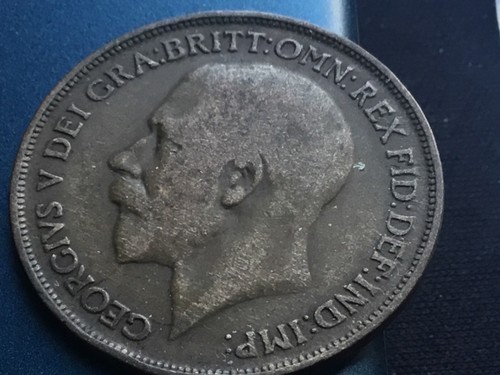 1916 george british penny - 1916,
