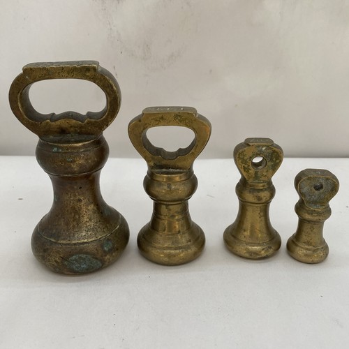 Antique solid brass balance - antique,