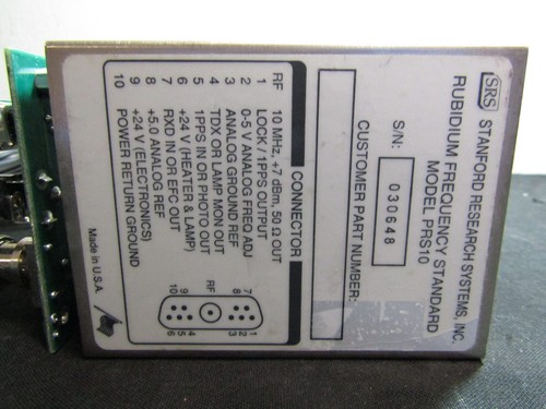 Stanford research srs rubidium - research,
