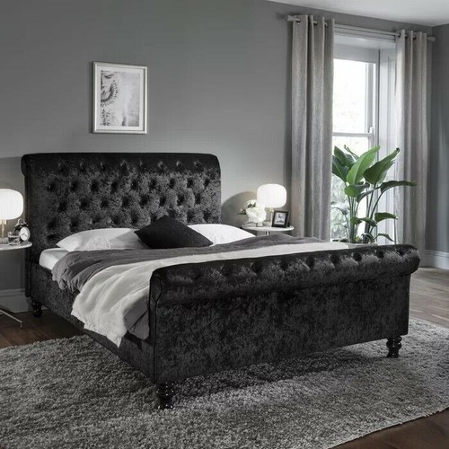 Chesterfield sleigh bed 1000 - bed, |