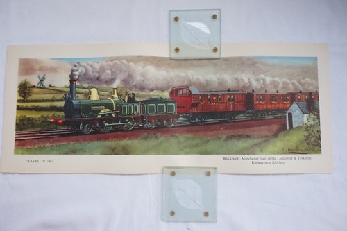 Railway carriage print poster - railway,