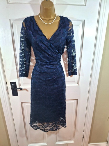 Gina bacconi blue - floral, lace