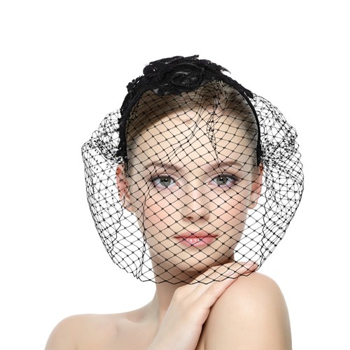 Veil headpiece fascinator - ,