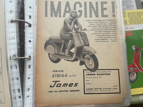 James scooter advertisment - scooter,