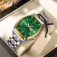 Mens Stainless Steel Calendar