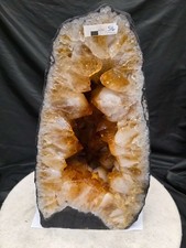 Citrine Geode 516 Crystal Cluster Druzy Premium Grade 18.03kg H36xW19xD17cm