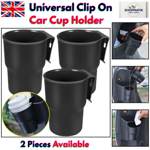 Universal clip car cup - on,