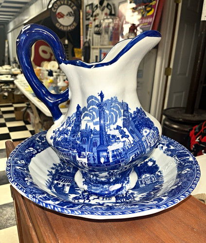 Vintage victoria ware cobalt - ware,