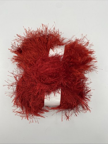 Red eyelash fashion knitting - red,