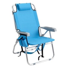 Blue Back Pack Beach Chair