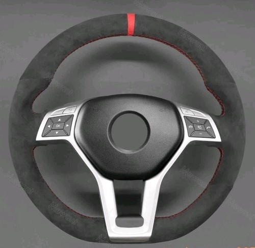 Alcantara steering wheel cover - alcantara,