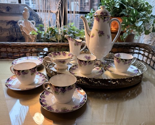Antique royal doulton violets - royal,