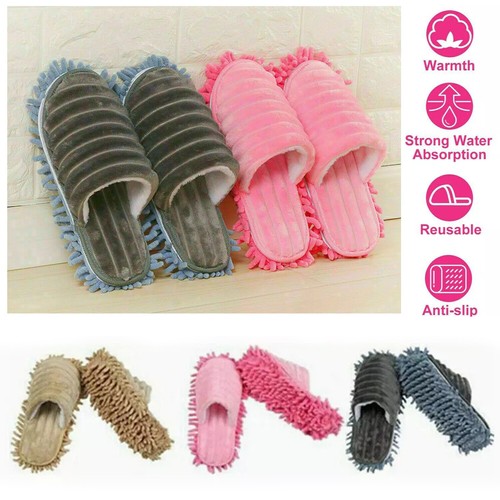 Pair mop slippers lazy floor - slippers,