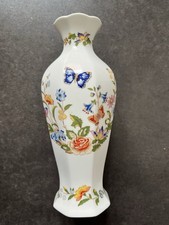 Aynsley Bone China Cottage Garden Floral Vase