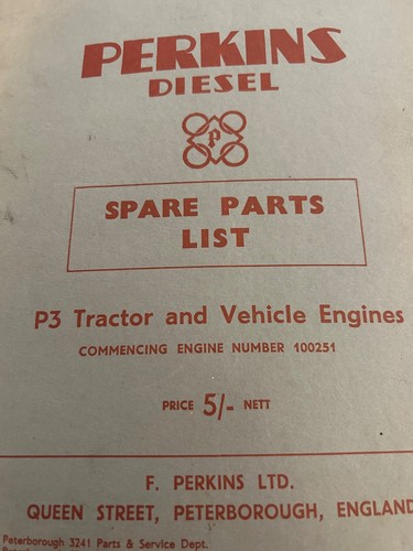 Vintage perkins tractor - vintage,