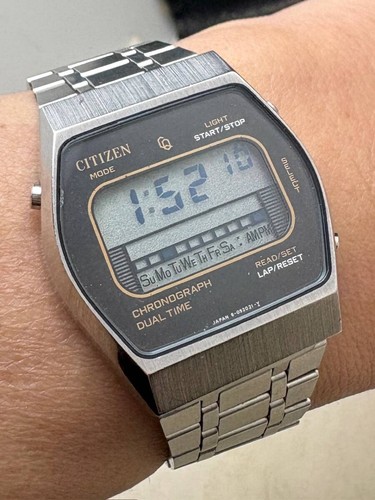 Citizen vintage lcd digital - citizen,