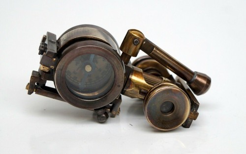 Antique brass pocket binocular - antique,