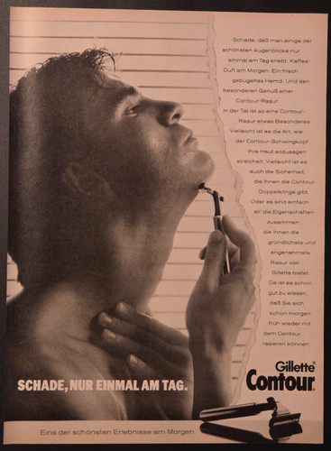 Gillette contour razor - 16.,