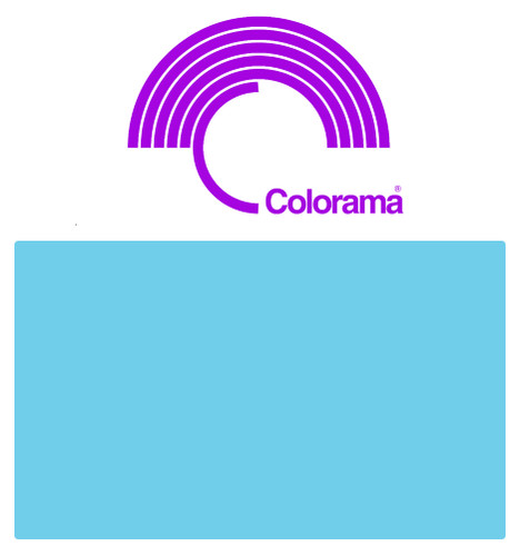 Colorama aqua background paper - aqua,