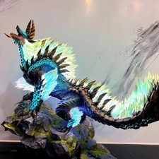 Game Monster Hunter：World Zinogre GK Statue Figure LED Model Collectibles 32''