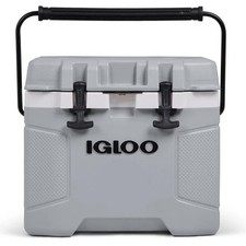 IGLOO MAXCOLD 25 COOL BOX HEAVY DUTY COOLER GREY CAMPING FISHING BEACH