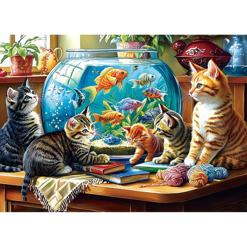 Cat jigsaw puzzle - jigsaw, for