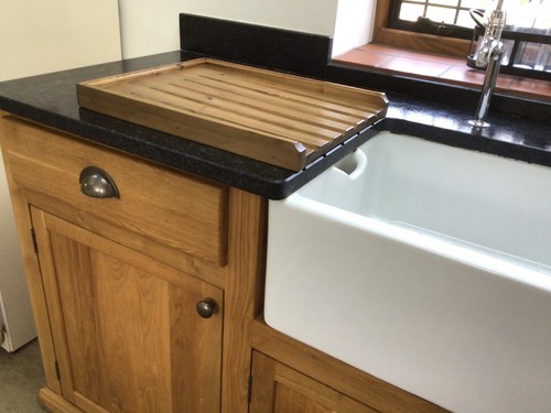 Solid pine draining - board, for