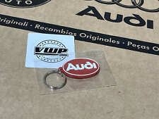 Audi Oval Logo Rubber Keyring