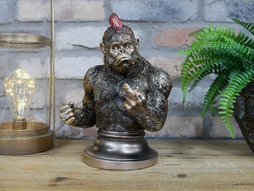 Gorilla bust yours - gorilla, statue