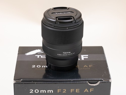 Tokina firin 20mm fe - 20mm, f/2